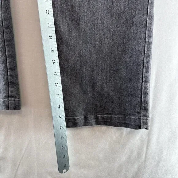Gloria Vanderbilt Jeans Size14 Classic Straight Stretch Denim Cotton Blend Gray - Picture 8 of 11